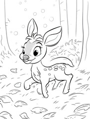 Obraz premium coloring book illustration 
