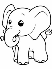 Fototapeta premium coloring book illustration 