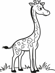 Fototapeta premium coloring book illustration 