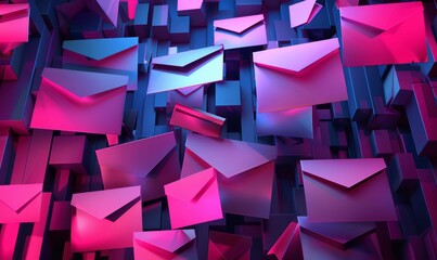 Efficiently reach large customer audiences with automated email marketing solutions and neubrutalism-inspired visuals