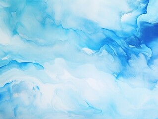 Abstract watercolor paint background light blue with liquid fluid texture for background, banner