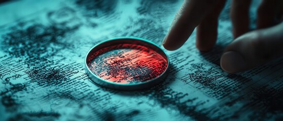 Forensic psychology and criminal profiling illustrated with behavioral analysis charts and notes