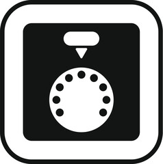 Simple icon of a combination lock on a mobile device, representing mobile security