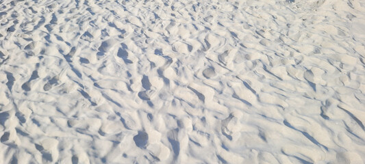 image of white sand beach on the coast of Brazil on a sunny day​