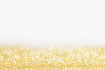 gold bokeh background close up