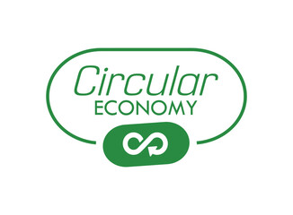  circular economy icon information sign