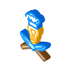 culinary creativity restaurant chef isometric icon vector. culinary creativity restaurant chef sign. isolated symbol illustration