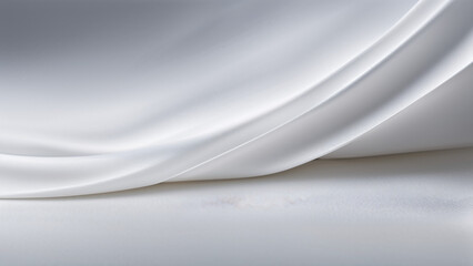 Fototapeta premium Elegant White Silk Texture Background