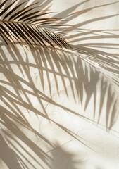 Palm Tree Shadow on Wall