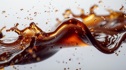 Dynamic splash of liquid - generative ai