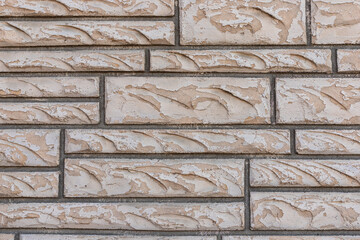 Decorative stone wall textured background.