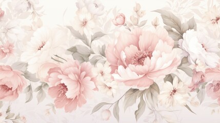 pink flowers background