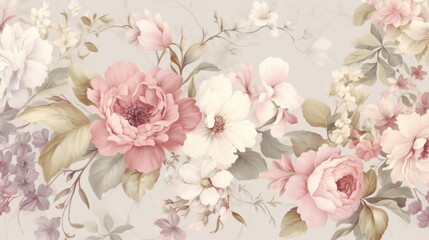 Obraz premium pink rose background