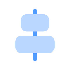 align center duotone icon