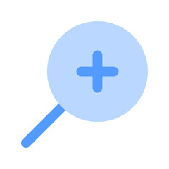 Fototapeta premium zoom in duotone icon