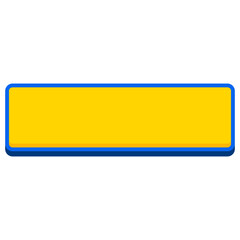Yellow Button Rectangular Text Box