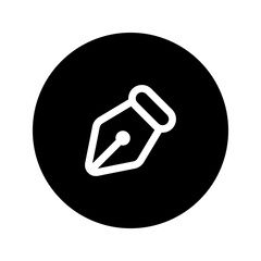 pen tool line circular icon