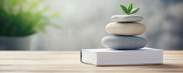 Mindfulness journal with entries and prompts for developing balanced lifestyle habits