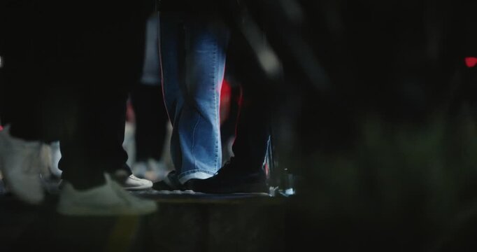 Night Commute on the Train