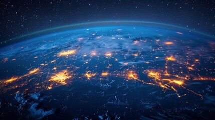 Satellite Orbiting in Space