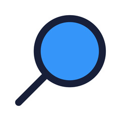 search flat line icon