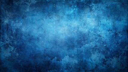 Obraz premium Abstract watercolor paint background dark blue color grunge texture for background, banner 