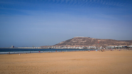 The landscape of Agadir in Morocco
