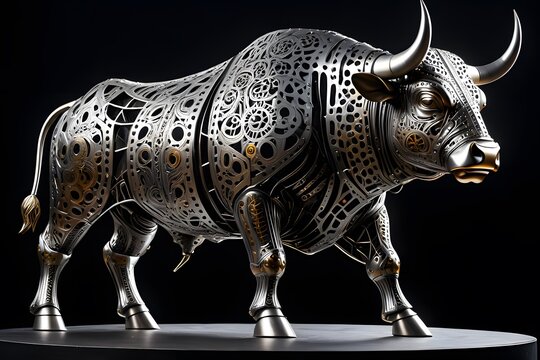 Steampunk Bull 1345