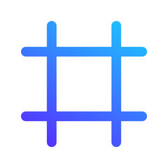 Obraz premium frame gradient fill icon