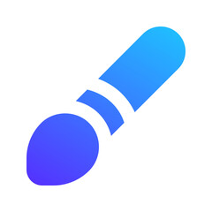 paint brush gradient fill icon