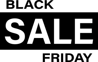 Black friday banner. Lettering poster.