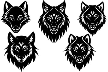 Wolf Design Set: 4 Unique Styles