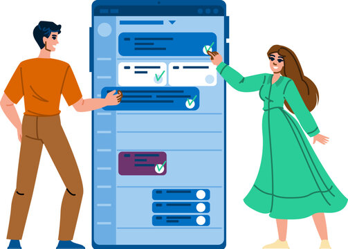 planner time management app vector. calendar tasks, goals focus, efficiency organization planner time management app character. people flat cartoon illustration