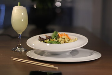 
food in restaurants a la carte dishes