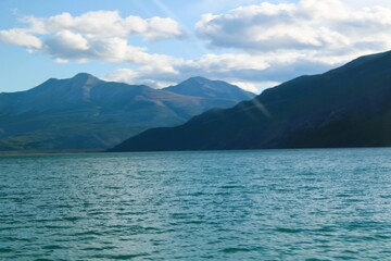 lake in the mountains of Alaska