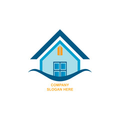 Property Logo Design Real Estate Logotype Building Property Investment Vector. 