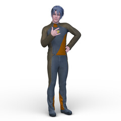 サイバーマン　3DCGレンダリング