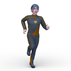 サイバーマン　3DCGレンダリング