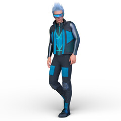 サイバーマン　3DCGレンダリング