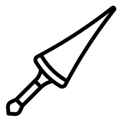 Lance icon representing a medieval knight's weapon.