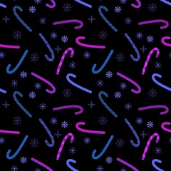 Christmas candy seamless sugar pattern for wrapping paper and fabrics and linens