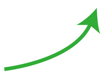 green arrow up