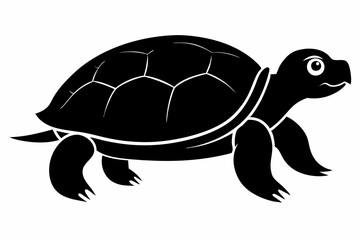 Turtle Silhouette, turtle marine animal icon, silhouettes of sea turtle
