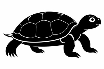 Turtle Silhouette, turtle marine animal icon, silhouettes of sea turtle
