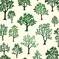 Obraz premium trees pattern