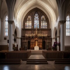 Fototapeta premium Classic Church interior