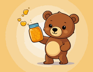 Bear with Honey
