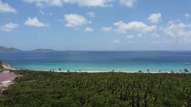 Long Bay Beach in Tortola on the British Virgin Islands