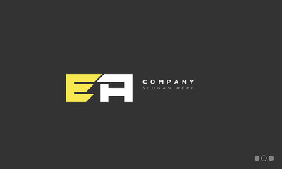 EA Alphabet letters Initials Monogram logo AE, E and A