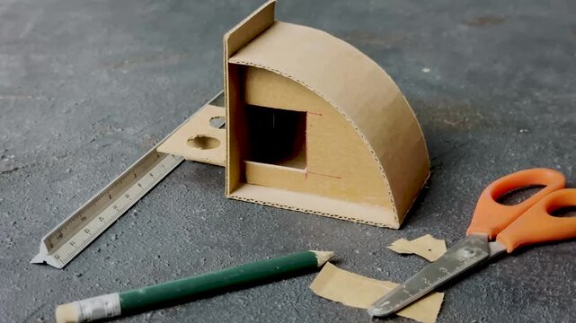 video 4k de maqueter&iacute;a, clases de arquitectura ingenier&iacute;a y construcci&oacute;n vista detalle